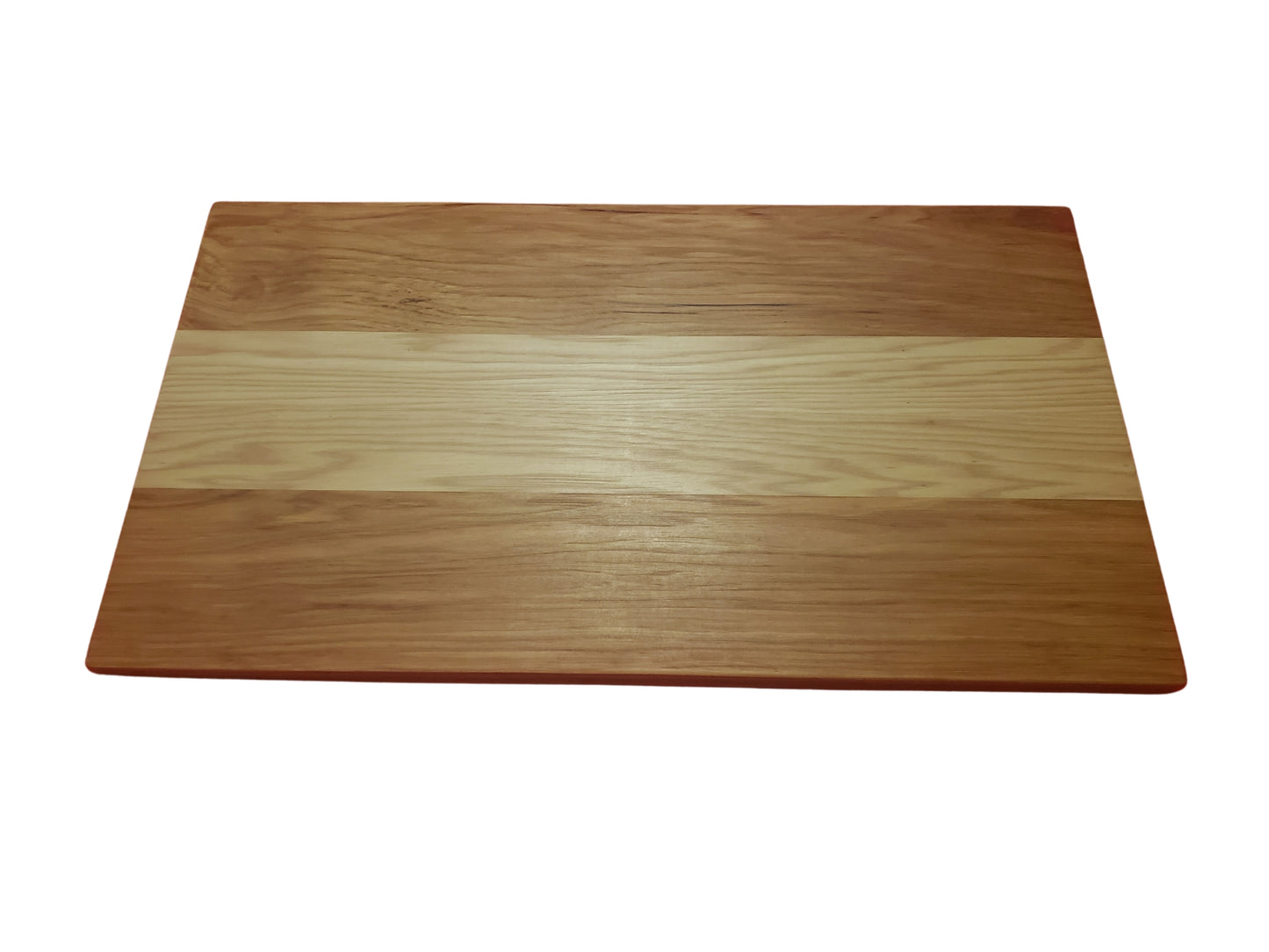 Hickory Hand Made Hardwood Cutting or Serving Board, 10"X18"X .75"