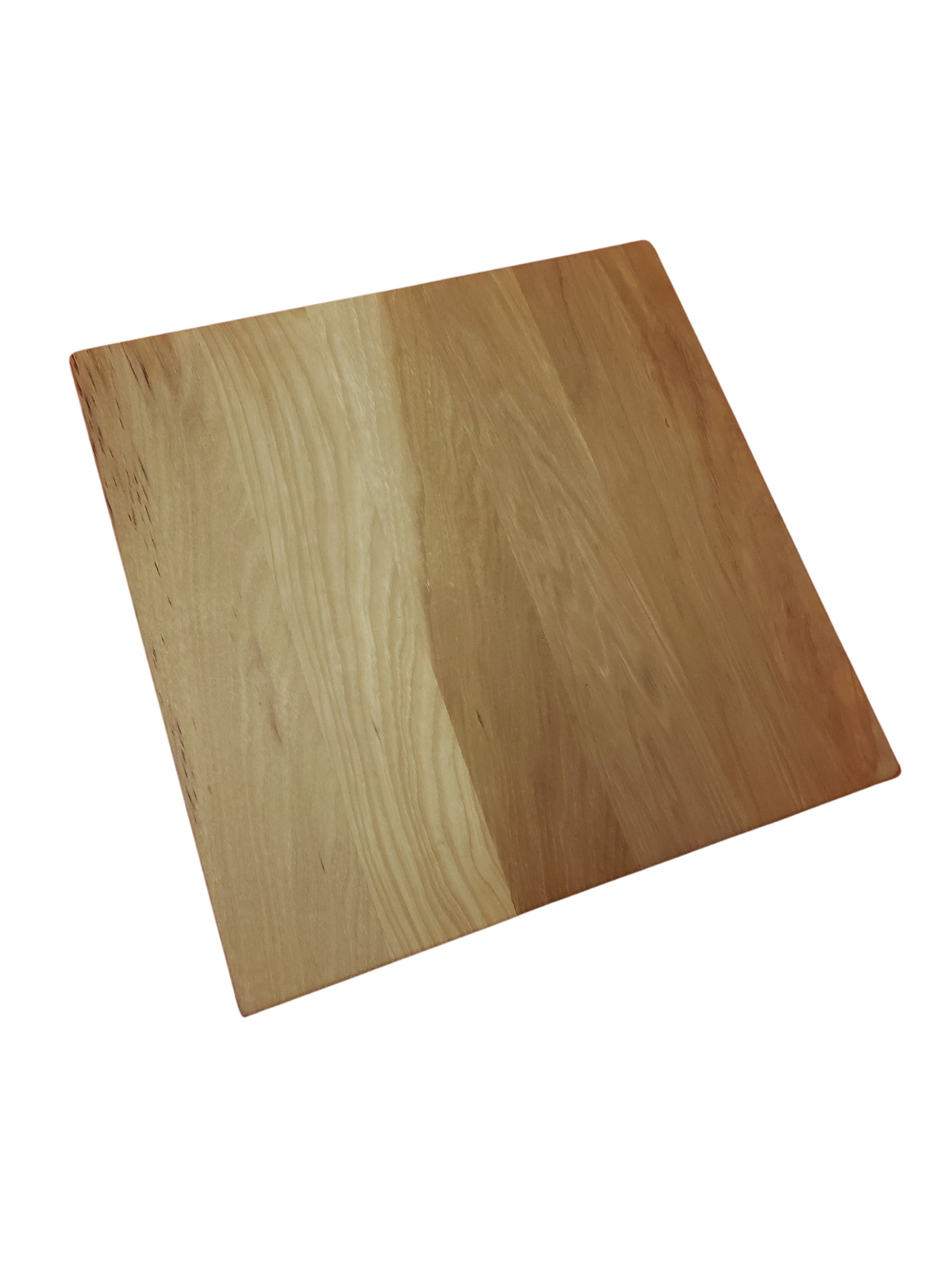 Hickory Hand Made Hardwood Cutting or Serving Board, 12"X12"X .75"