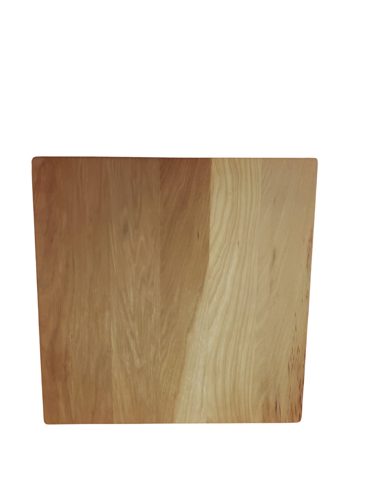 Hickory Hand Made Hardwood Cutting or Serving Board, 12"X12"X .75"