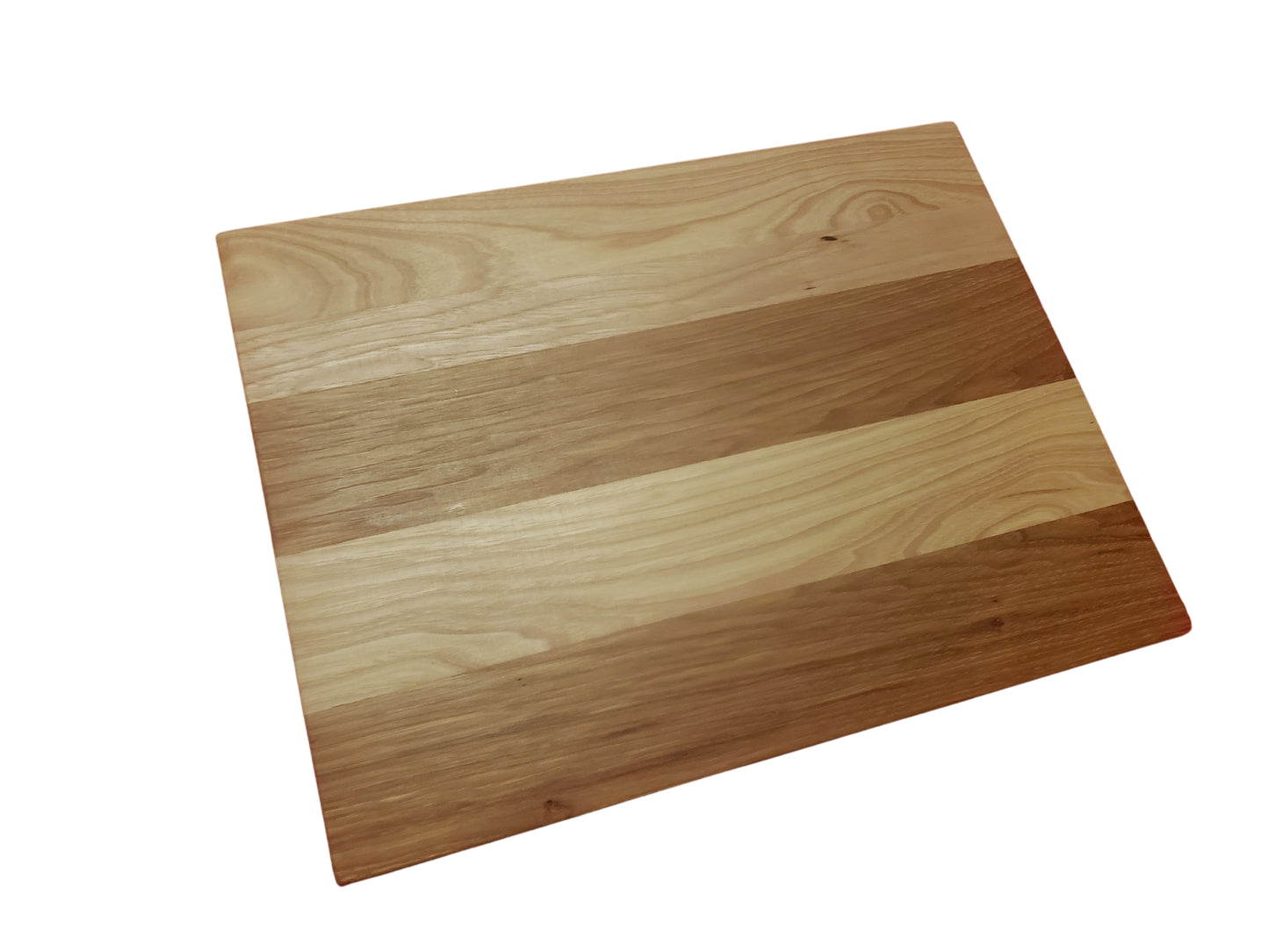 Hickory Hand Made Hardwood Cutting or Serving Board, 12"X17"X .75"