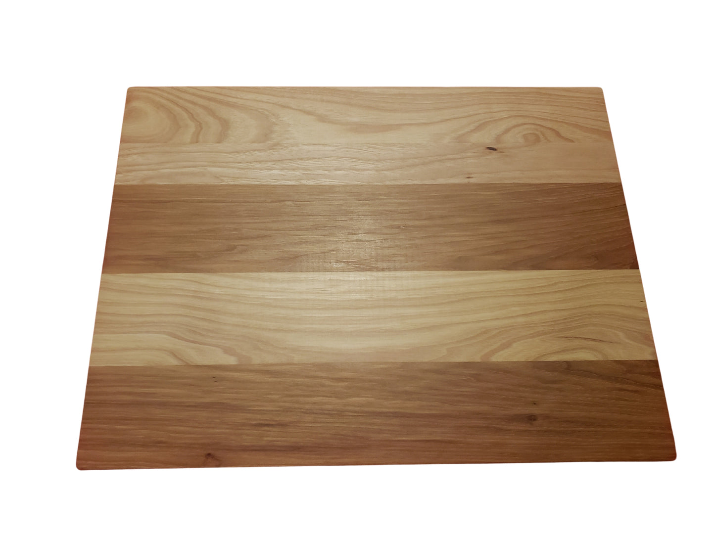 Hickory Hand Made Hardwood Cutting or Serving Board, 12"X17"X .75"