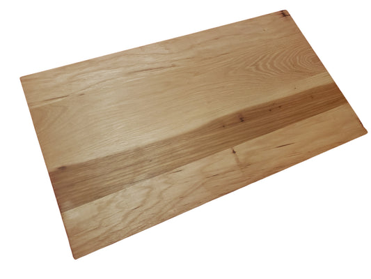 Hickory Hand Made Hardwood Cutting or Serving Board, 12"X23"X .75"