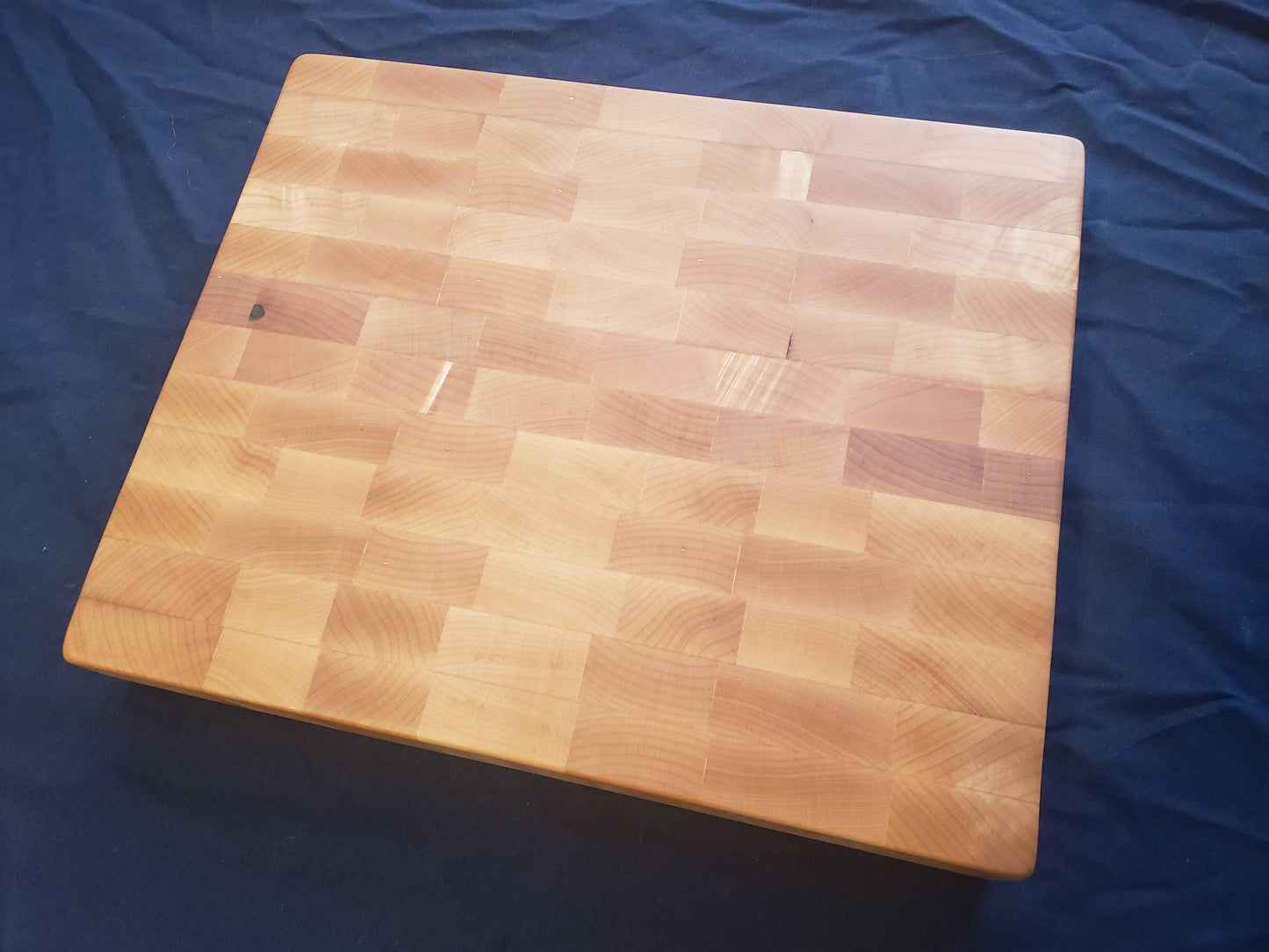 9.5"X11.75"X1.75" Hand Made End Grain Hard Maple Cutting Block