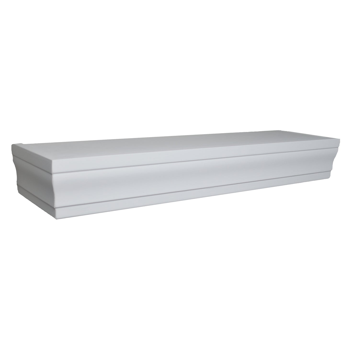 Decorative Floating Shelf Hand Made in America 24" Primed Classic